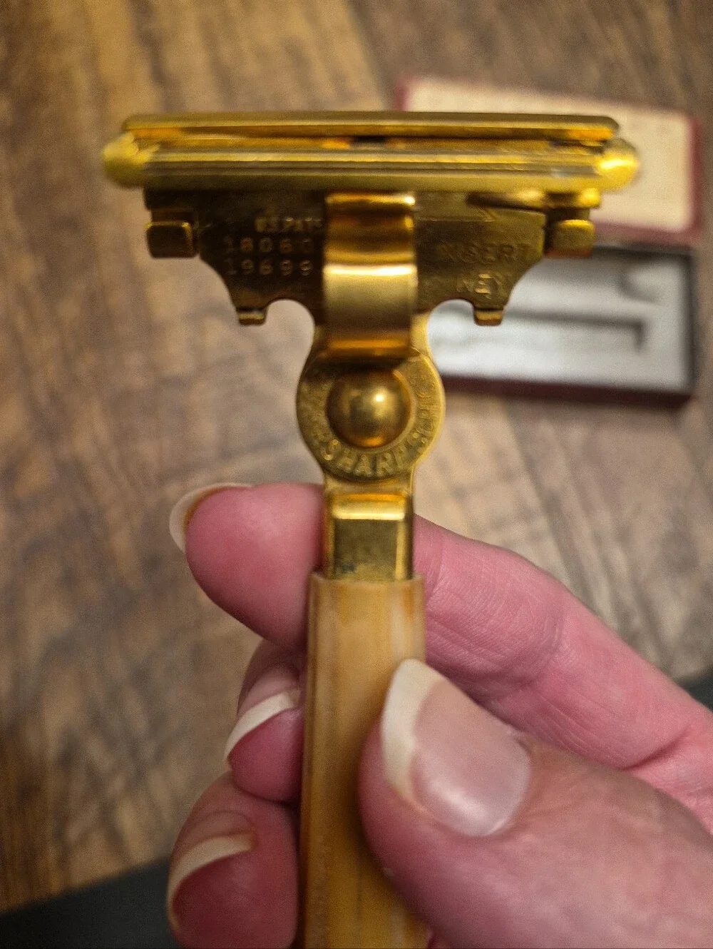 Vintage Eversharp Schick Injector Razor With Bakelite Handle